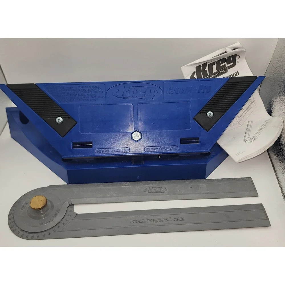 Kreg Crown-Pro Crown Molding Tool KWC1000 with Angle Finder and Manual Blue